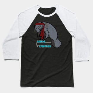 Manatee Mercenary Baseball T-Shirt